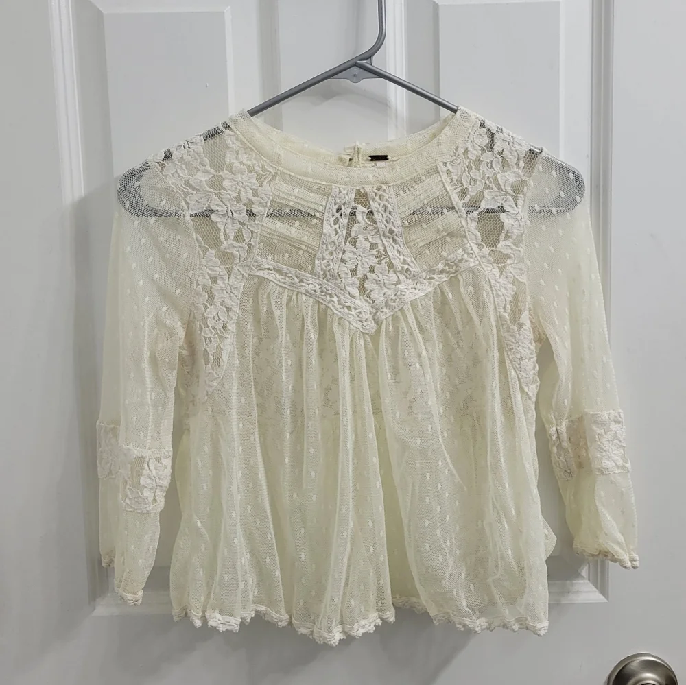 Free People Lace Blouse